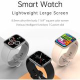 G69 1.69 inch Square Color Screen IP68 Waterproof Smart Watch  Support Blood Pressure Monitoring / Sleep Monitoring / Heart Rate Monitoring  Style: Steel Strap(Gold)