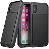 Metal Shockproof Waterproof Protective Case for iPhone XR (Black)