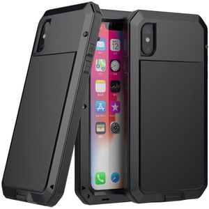 Metal Shockproof Waterproof Protective Case for iPhone XR (Black)