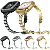Zinklegering Diamond Crown armband horlogeband voor Apple Watch Series 8 & 7 41 mm