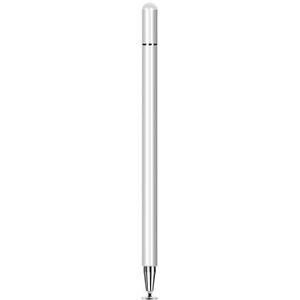 Removable Refill Capacitive Touch Screen Stylus Pen (White)
