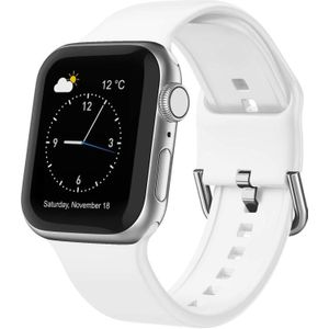 Voor Apple Watch SE 2023 40 mm siliconen horlogeband met pingesp
