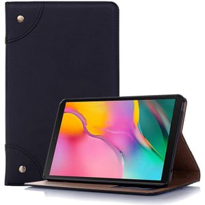 Retro Book Style Horizontal Flip Leather Case for Galaxy Tab A 8 (2019) P200 / P205  with Holder & Card Slots & Wallet (Black)