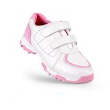 PGM Golf Microfiber Lederen Sneakers Ademende Non-slip Outdoor Sport Schoenen voor kinderen (Kleur: Wit Roze Maat:35)