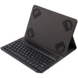 TY-1031 Universal Bluetooth 3.0 ABS Brushed Texture Keyboard + Leather Case for iOS  Windows  Android Tablet PC Between 9-10.5 inch(Black)