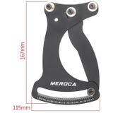 Meroca Bicycle Ring Calibration Tool Spaak Spanning Tube Wiel Set Steel Draad  Kleur: Rood + Moersleutel