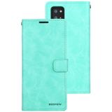For Samsung Galaxy Note20 Ultra GOOSPERY BLUE MOON Crazy Horse Texture Horizontal Flip Leather Case With Bracket & Card Slot & Wallet(Mint Green)
