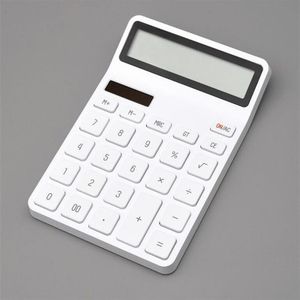 Original Xiaomi Mijia Rice Calculator 12-bit LED Display ABS Material 6 Degree Angle(White)
