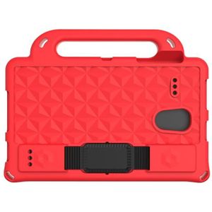 For Samsung Galaxy Tab 4 8.0 T330/T331/T377 Diamond Series EVA  Anti-Fall Shockproof Sleeve Protective Shell Case with Holder & Strap(Red)