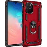 For Samsung Galaxy S10 Lite / M80s / A91 Shockproof TPU + PC Protective Case with 360 Degree Rotating Holder(Red)