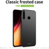 For Xiaomi RedMi Note8 MOFI Frosted PC Ultra-thin Hard Case(Black)