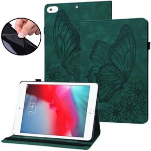 Grote vlinder reliëf Smart lederen tablethoes voor iPad mini 2019/4/3/2/2/1