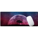 400x900x2mm vergrendeld groot bureau Muismat (3 Galaxy Tree)