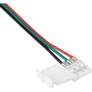 10mm 3 Pin Connector for SMD 3528 & SMD 5050 Single Color LED Strip  Length: 16cm