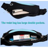 3 PCS Outdoor Sports Waist Bag Anti-Lost Mobile Phone Bag Running Riding Multifunctional Water Bottle Bag(Black)