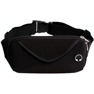 3 PCS Outdoor Sports Waist Bag Anti-Lost Mobile Phone Bag Running Riding Multifunctional Water Bottle Bag(Black)