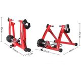 DEUTER MT-04 Bicycle Training Platform Indoor Cycling Platform Cycling Fitness Rack(Red)