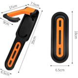 BG-R16 Fietsvouwbare Muur Beweegbare Haak Fiets Mountain Bike Display Rack Parking Rack (Black Orange)