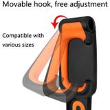 BG-R16 Fietsvouwbare Muur Beweegbare Haak Fiets Mountain Bike Display Rack Parking Rack (Black Orange)