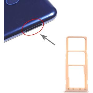 SIM Card Tray + SIM Card Tray + Micro SD Card Tray for Samsung Galaxy M10 SM-M105 (Gold)