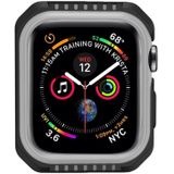 Smart Watch Shockproof Two Color Protective Case for Apple Watch Series 3 38mm(Black Grey)