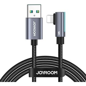 JOYROOM S-AL012A17 2.4A USB naar 8-pins elleboogsnellaadgegevenskabel  lengte: 1 2 m
