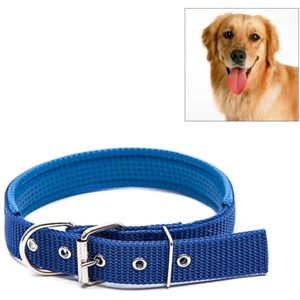 Schuim katoen Polyester huisdier kragen huisdier nek riem hond nekband katten honden halsbanden  1 5 cm x 39cm(Blue)