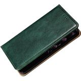 For Samsung Galaxy S10e PU + TPU Gloss Oil Solid Color Magnetic Horizontal Flip Leather Case with Holder & Card Slot & Wallet(Green)