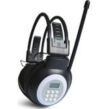 HRD-308S Portable FM Campus Radio Receiver Headset(Black)