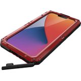 For iPhone 14 Shockproof Waterproof Dustproof Metal + Silicone Phone Case(Red)