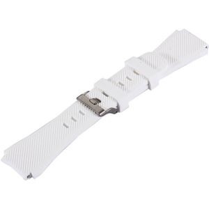 For Samsung Gear S3 Classic Smart Watch Silicone Watchband  Length: about 22.4cm(White)
