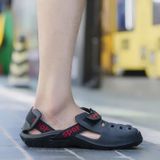 Mannen beach sandalen zomer sport casual schoenen slippers  maat: 44 (grijs)