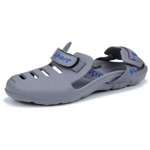 Mannen beach sandalen zomer sport casual schoenen slippers  maat: 44 (grijs)