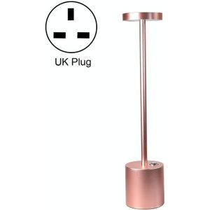 JB-TD003 I-vormige tafellamp creatieve decoratie retro eetkamer bar tafellamp  specificatie: UK Plug (Rose Gold)