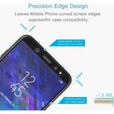 100 PCS 0.26mm 9H 2.5D Tempered Glass Film for Galaxy A6+ (2018)