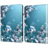 Voor Samsung Galaxy Tab S2 9.7 T810/T815 Kristaltextuur Geschilderd Lederen Tablet Case (Plum Bossom)