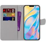 Coloured Drawing Cross Texture Horizontal Flip PU Leather Case with Holder & Card Slots & Wallet & Lanyard For iPhone 12 Pro Max(Fluorescent Water Texture)