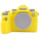 PULUZ Soft Silicone Protective Case for Sony ILCE-9M2/ Alpha 9 II / A92(Yellow)
