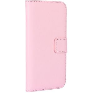 For  iPhone 8 & 7  Genuine Split Horizontal Flip Leather Case with Holder & Card Slots & Wallet(Pink)