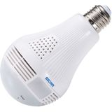 ESCAM QP136 Light Bulb 360 Degrees VR Panoramic 1.3MP WiFi Camera  Support Motion Detection  Alarm Messages  Alarm Recording  Screenshot and Push APP Function