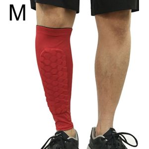 Football Anti-collision Leggings Outdoor Basketball Riding Mountaineering Ankle Protect Calf Socks Gear Protector  Size: M