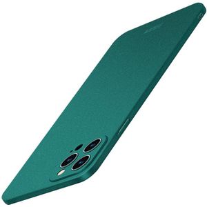 Voor iPhone 14 Pro Mofi Fandun-serie Frosted PC Ultra-Thin Phone Case (Green)