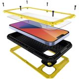 For iPhone 14 Plus Shockproof Waterproof Dustproof Metal + Silicone Phone Case(Yellow)