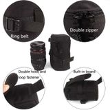 5603 Wear-Resistant Waterproof And Shockproof SLR Camera Lens Bag  Size: M(Black)