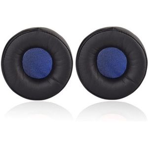 1 Pair Leather Sponge Protective Case for Jabra MOVE Headphone(Dark Blue)