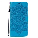 Voor Xiaomi Redmi Note 11 Sun Mandala Embossing Pattern Phone Lederen Case met Houder & Card Slots & Wallet & Lanyard
