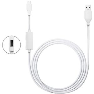 OTG-Y-02 USB 2.0 Male to Micro USB Male + USB Female OTG Charging Data Cable for Android Phones / Tablets with OTG Function  Length: 1.1m (White)
