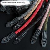 Climbing Rope Camera Strap SLR Camera Retro Wearable Shoulder Strap(Red)