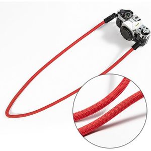 Climbing Rope Camera Strap SLR Camera Retro Wearable Shoulder Strap(Red)