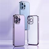 Voor iPhone 14 Pro Max ROCK Frosted Plated Phone Case